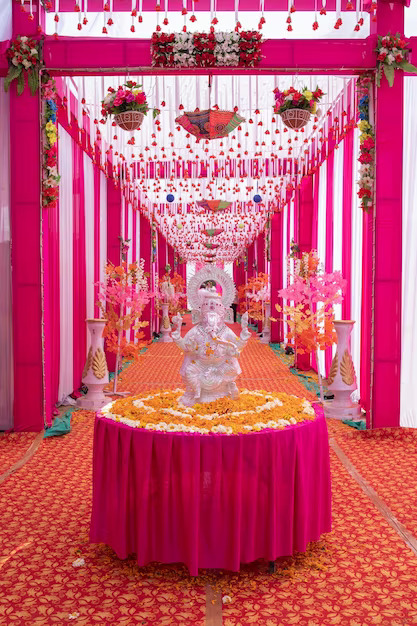 Entrance of Alina Resort form gate to Wedding hall in Patna